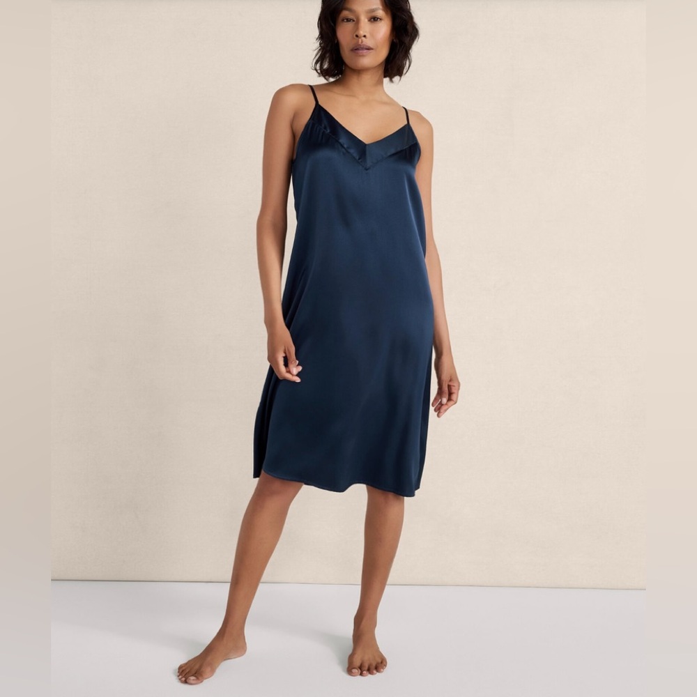 NWT Haven Well Within Black Washable Silk Chemise